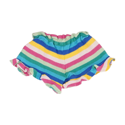 Multi Striped Knit Shorts
