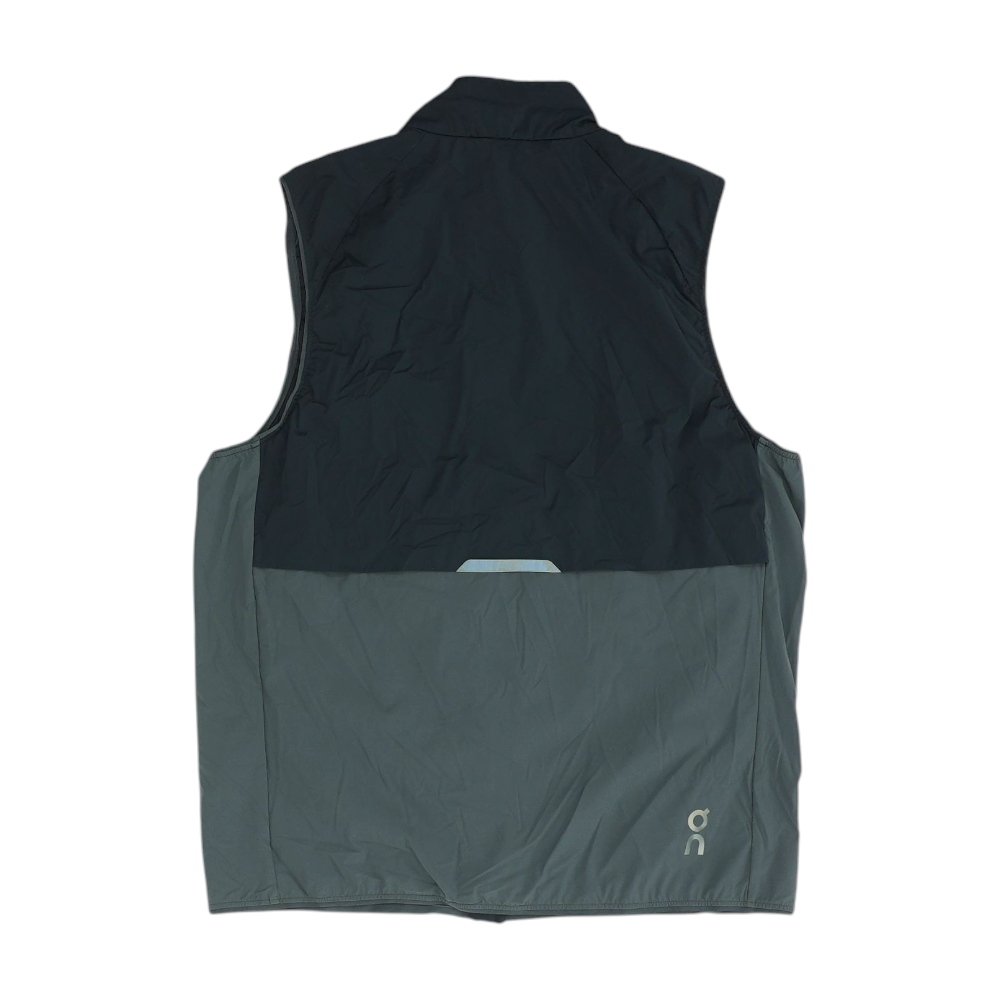 Black Color Block Vest