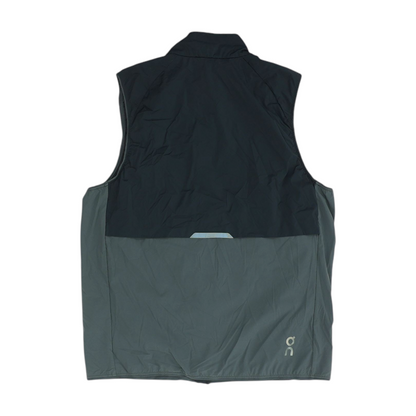 Black Color Block Vest