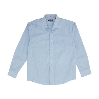 Blue Check Long Sleeve Button Down