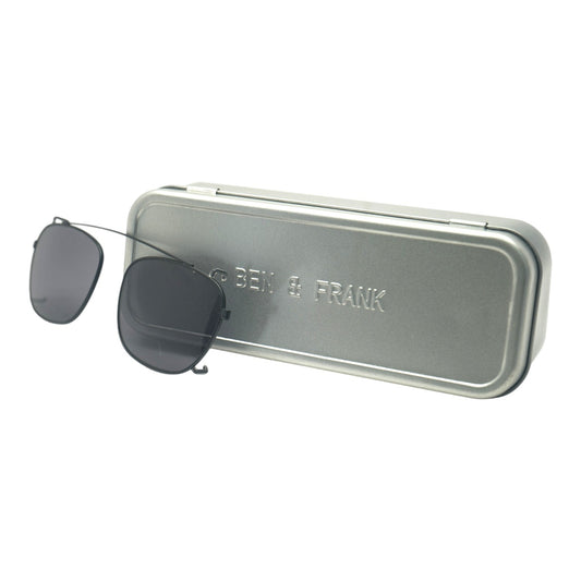 Black Esquivel Aviator Sunglasses Clip On