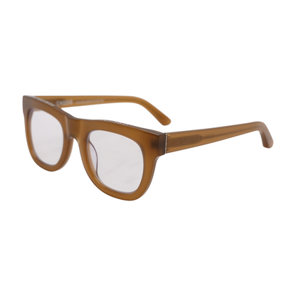 Tan The D28 Round Reading Glasses