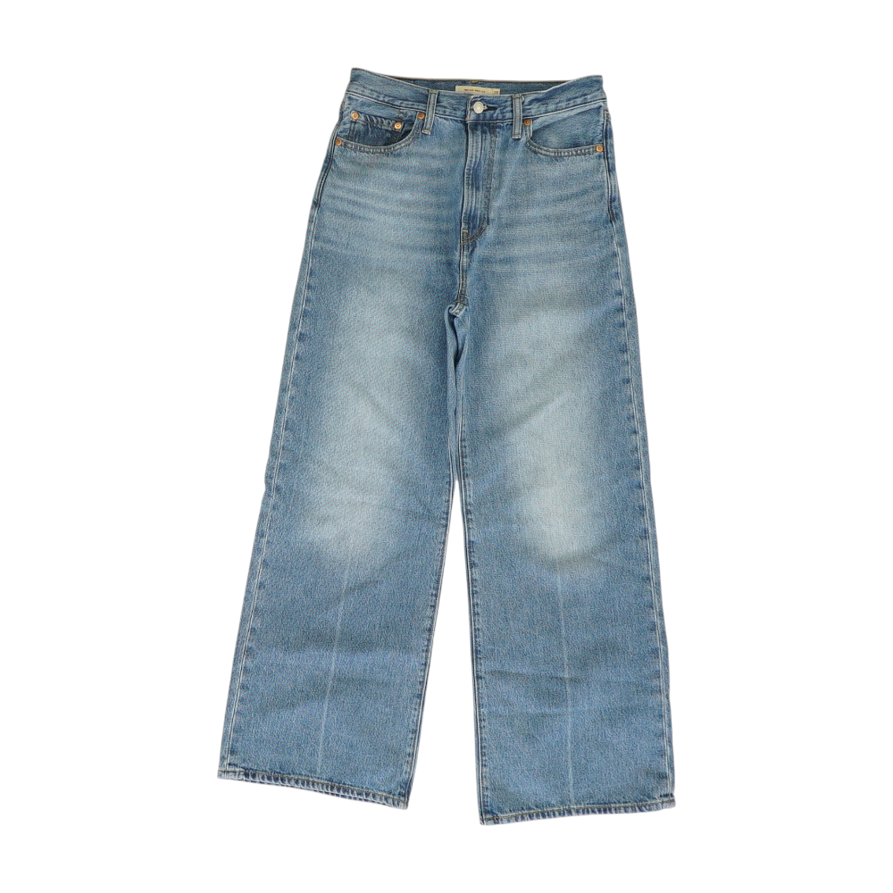 Blue Wide Leg Jeans