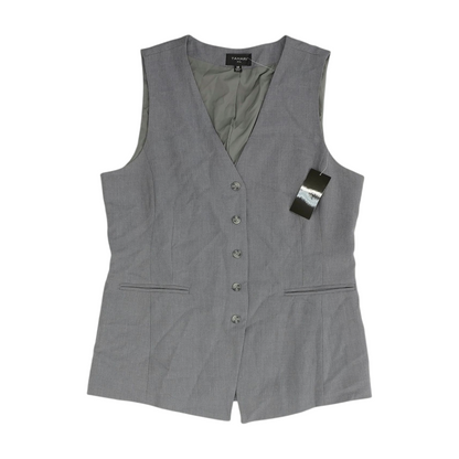 Gray Solid Vest