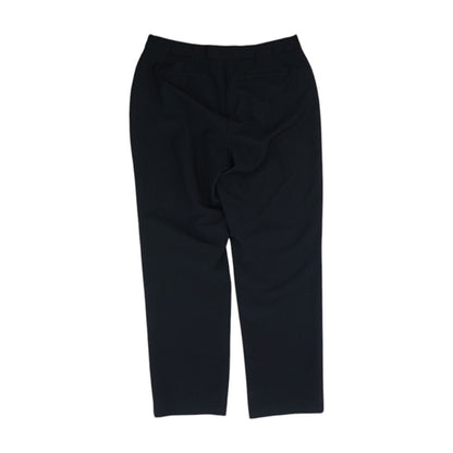 Black Solid Dress Pants