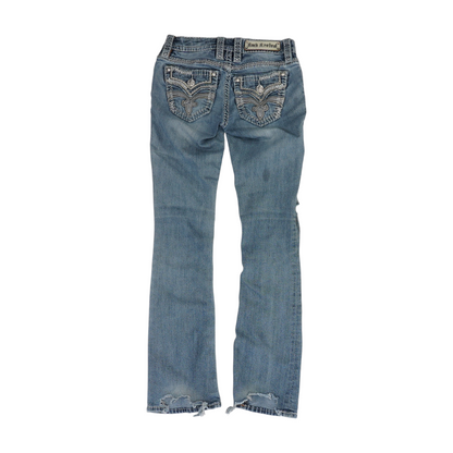 Blue Bootcut Jeans