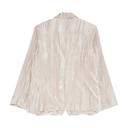 Pink Solid Blazer