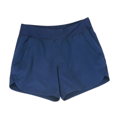 Navy Solid Active Shorts