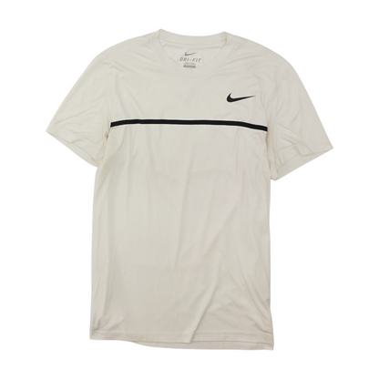 White Solid Active T-Shirt