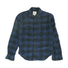 American Eagle Navy Check Flannel Button Down – Image 1