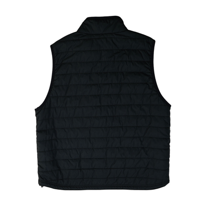 Black Solid Casual Vest
