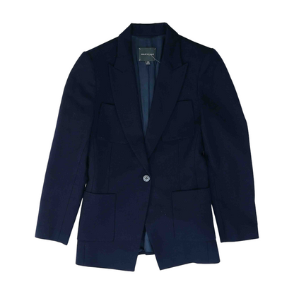 Navy Solid Blazer