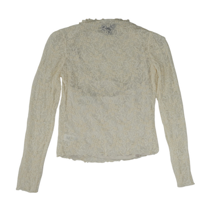 Ivory Floral Blouse