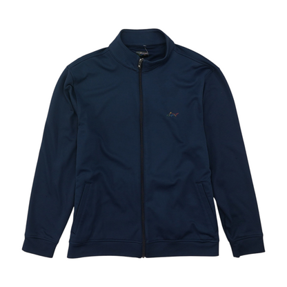 Navy Solid Active Jacket