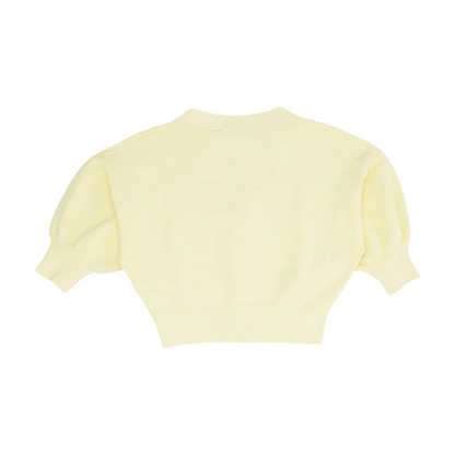 Yellow Cardigan Sweater