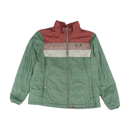 Green Color Block Jacket