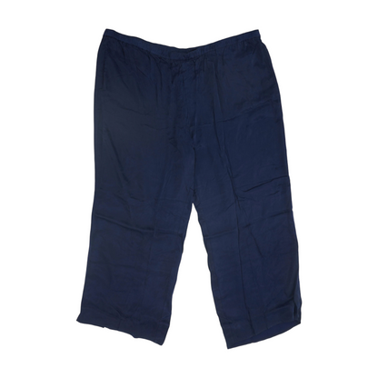 Navy Plus Wide Leg Pants