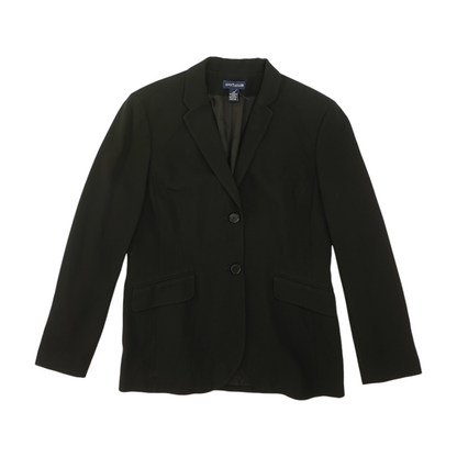 Black Solid Blazer