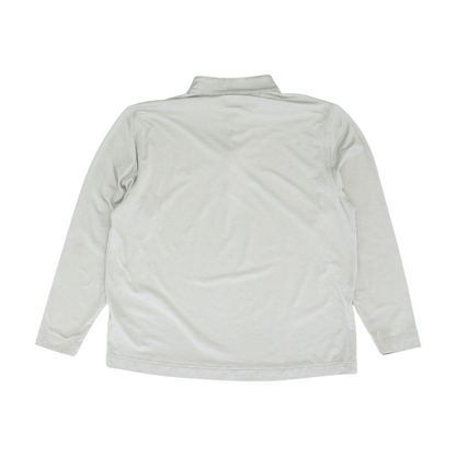 Gray Solid 1/4 Zip Pullover