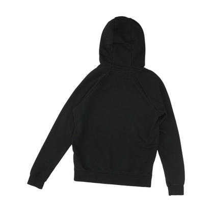 Black Solid Hoodie Pullover
