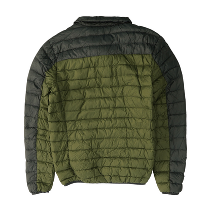 Green Color Block Jacket