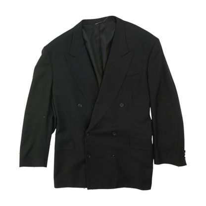 Black Solid Sport Coat