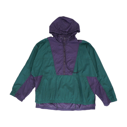 Vintage Purple Color Block Active Jacket