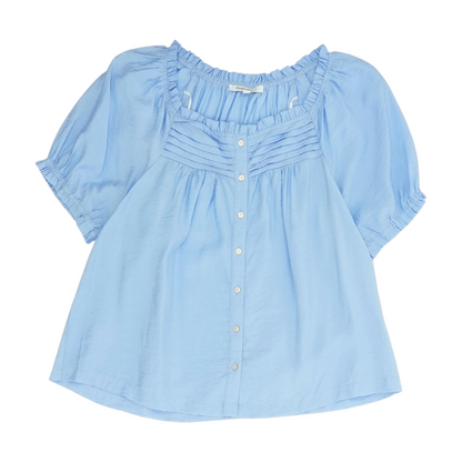 Blue Plus Button Down