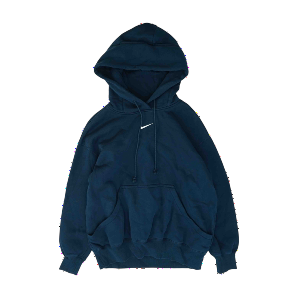 Navy Solid Hoodie Pullover