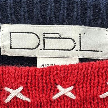 Vintage American Flag Pullover Sweater