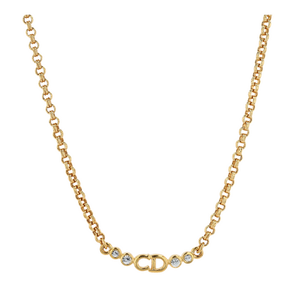 Costume Crystal Pendant Necklace