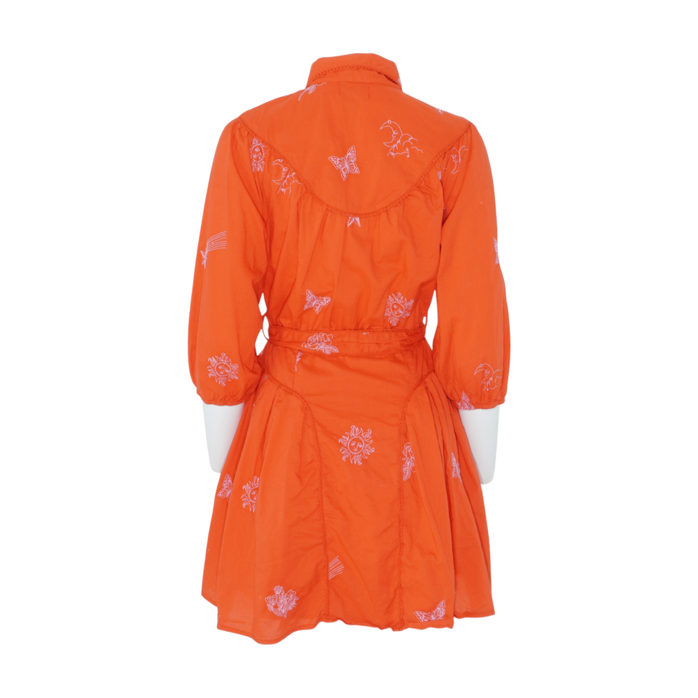 Orange Mini Dress