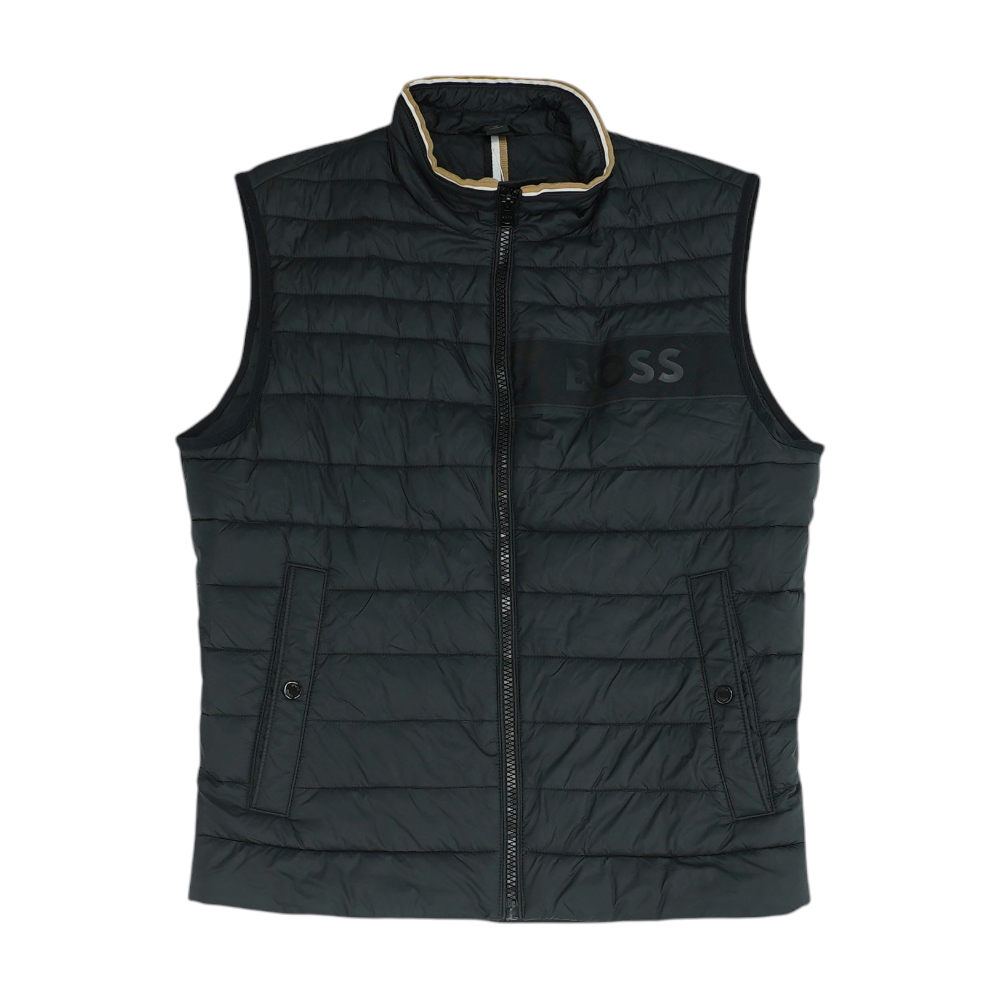 Black Solid Vest