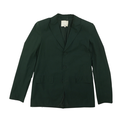 Green Solid Blazer