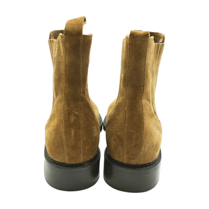 Tan Suede Ankle Boots