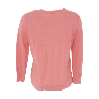 Pink Cardigan Sweater