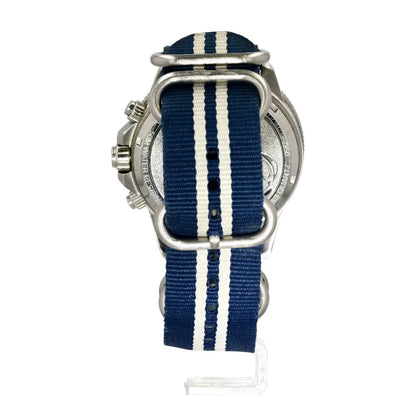 Men's Skymasters Collection Blue And Silver Chronograph Stainless Steel Watch