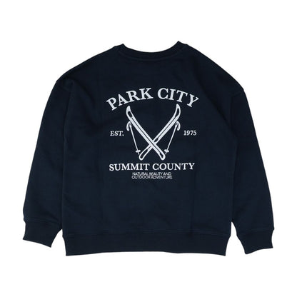 Navy Graphic Sweatshirt