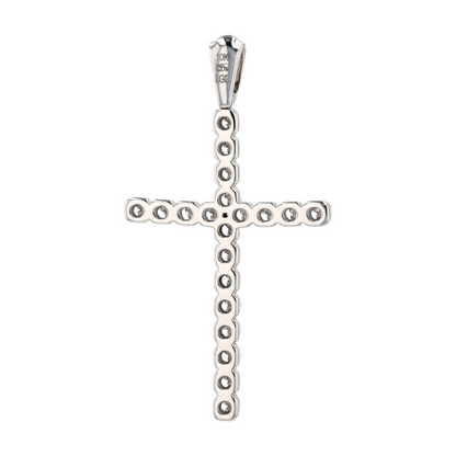 1/2 ctw 10K White Gold Lab Grown Diamond Pendant
