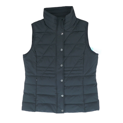 Black Solid Active Vest