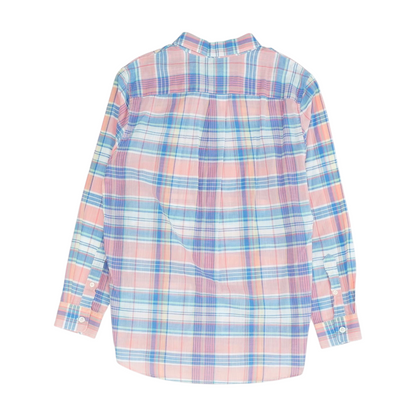 Multi Plaid Long Sleeve Button Down