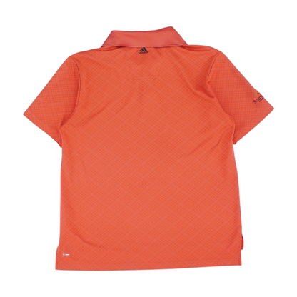 Coral Abstract Short Sleeve Polo