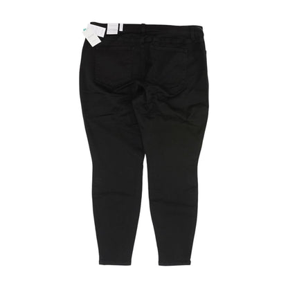 Black High Rise Skinny Leg Jeans