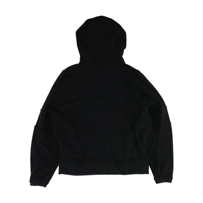 Black Solid Hoodie Pullover