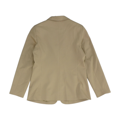 Khaki Solid Blazer