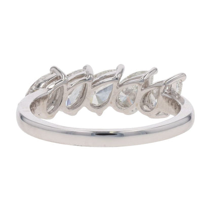 1 1/2 ctw 14K White Gold Lab Grown Diamond Band Ring