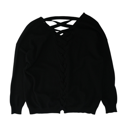 Black Pullover Sweater