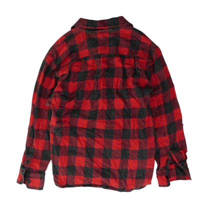 Red Check Flannel Button Down