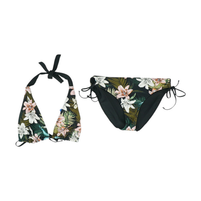 Black Tropical Two-Piece