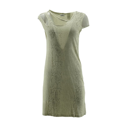 Ivory Animal Print Mini Dress